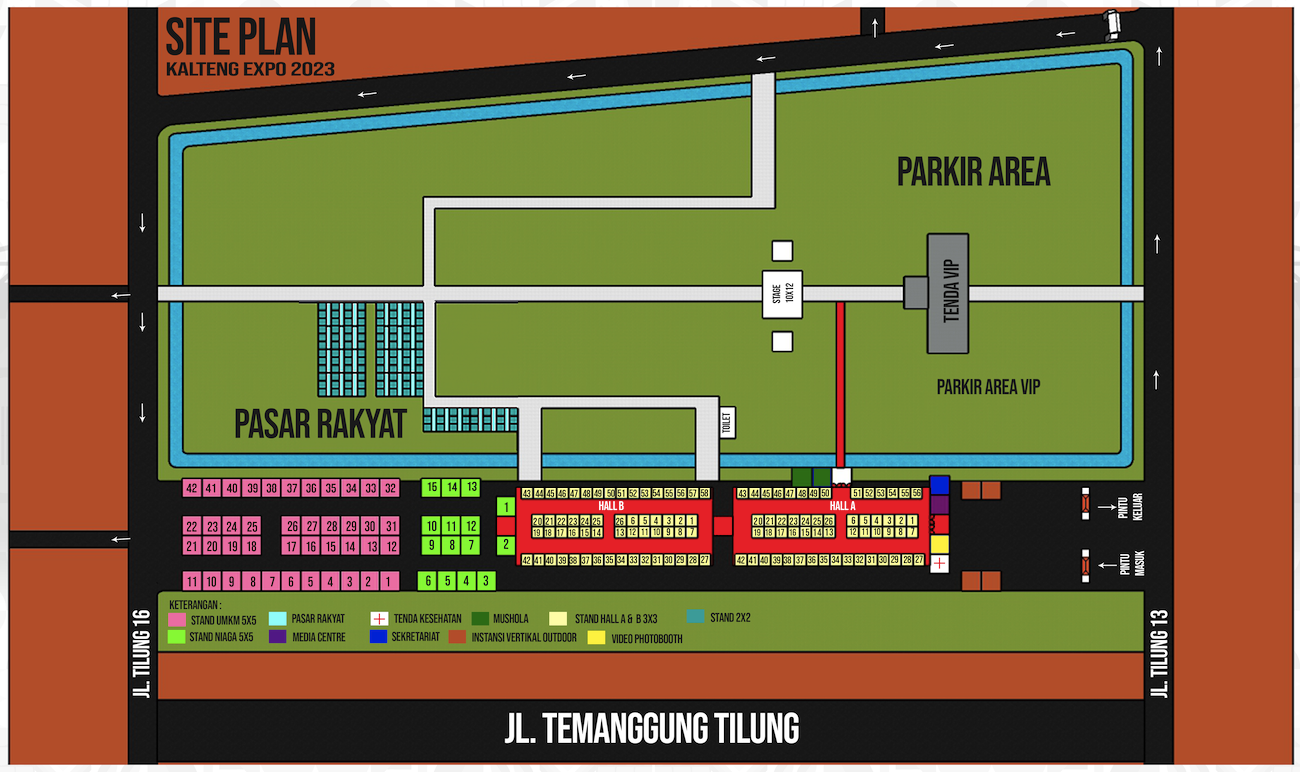 Denah Lokasi – Kalteng Expo